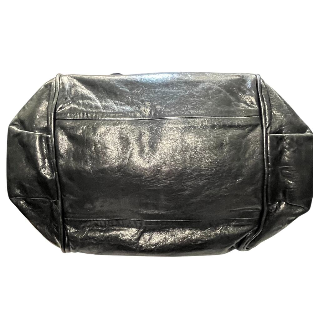 Chloe Ethel Black and Gold Lambskin Satchel - Picture 3 of 11